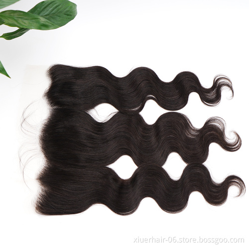 13x4 Cuticle Aligned Hair 13x6 Pre Plucked Deep Wave Vietnamese Curly Thin hd Transparent Swiss Lace Frontal
